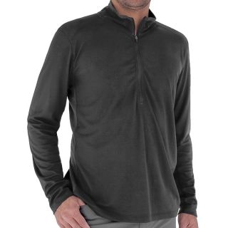 Royal Robbins Dri Release(R) Shirt   UPF 25+  Zip Neck  Long Sleeve (For Men)   OBSIDIAN (2XL )