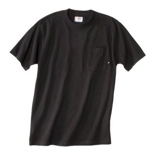 Dickies Mens Short Sleeve Pocket T Shirt with Wicking   Black XXL