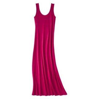 Merona Womens Knit Maxi Tank Dress   Established Red   S