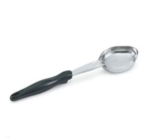 Vollrath 8 oz Oval Solid Spoodle   Black Nylon Handle, Heavy Duty, Stainless