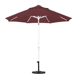 California Umbrella 9 ft. Aluminum Double Vent Tilt Olefin Market Umbrella Sand