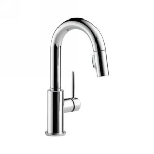Delta Faucet 9959 DST Trinsic Single Handle Pull Down Bar/Prep Faucet