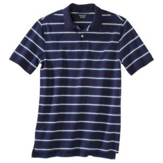 Merona Mens Short Sleeve Polo Shirt   Dark Blue M