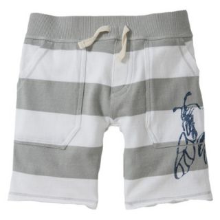 Burts Bees Baby Toddler Boys Rugby Short   Bee Fog 4T