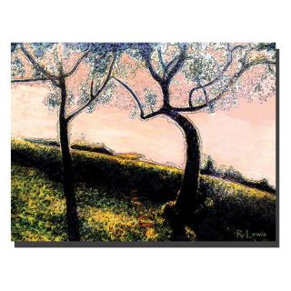 Trademark Global Inc Talking Trees Canvas Art by Rickey Lewis Multicolor  