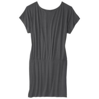 Mossimo Supply Co. Juniors Plus Size Short Sleeve Knit Dress   Gray 3