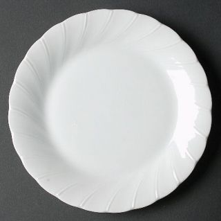 Sheffield Bone White (Porcelain,Japan,All White) Salad Plate, Fine China Dinnerw