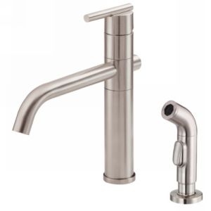 Danze D405558SS Parma  Single Handle Kitchen Faucet With Side Spray