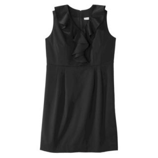 Merona Womens Plus Size Sleeveless Sheath Dress   Black 24W