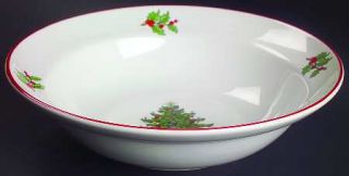 Cuthbertson American Christmas Tree (White) 9 Round Vegetable Bowl, Fine China