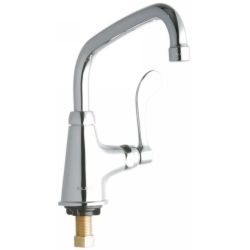 Elkay LK535AT08T4 Universal ADA Compliant Single Hole 8 Arc Tube Faucet with Wr