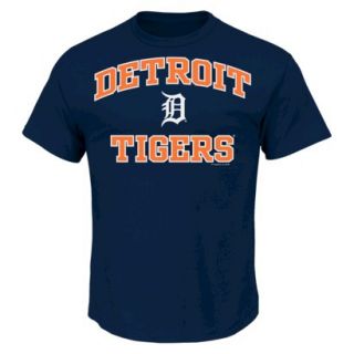 MLB Mens Detroit Tigers T Shirt   Navy (L)