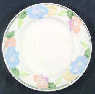 Mikasa Garden Poetry Salad Plate, Fine China Dinnerware   Intaglio Line, Pastel