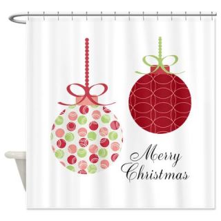  Merry Christmas Ornaments Shower Curtain  Use code FREECART at Checkout
