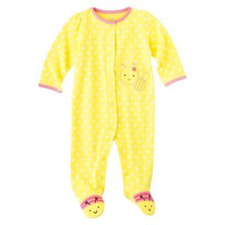Just One YouMade by Carters Newborn Girls Sleep N Play   Yellow/Pink 9 M