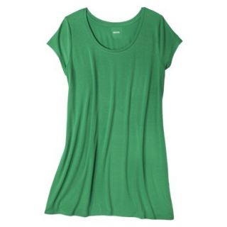 Mossimo Supply Co. Juniors Plus Size Short Sleeve Tee Shirt Dress   Green 4