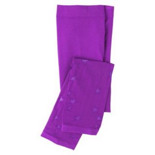 Xhilaration Girls 1 Pack Nylon Tights   Purple 7 10