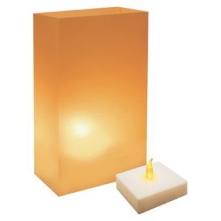 Luminaria Lantern Kit   Gold (6 Count)