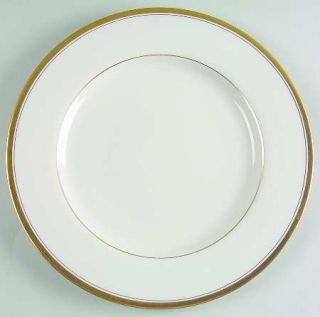 Haviland Oxford Dinner Plate, Fine China Dinnerware   New York, Gold Trim, Pen L