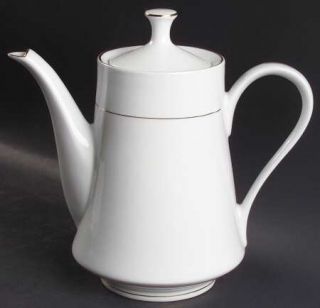 Fairfield Classic Gold (Coupe, Gold Trim & Rings) Coffee Pot & Lid, Fine China D