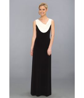 Calvin Klein Sequined Cowl Gown CD3B2TVU Womens Dress (Black)