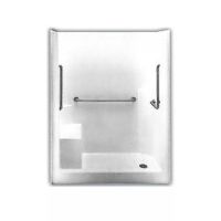Hydro Systems HS 6033 MS Institutional Institutional Shower With Molded Seat 60