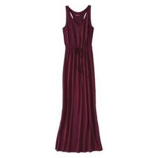 Merona Womens Woven Drapey Maxi Dress   Berry Cobbler   XL