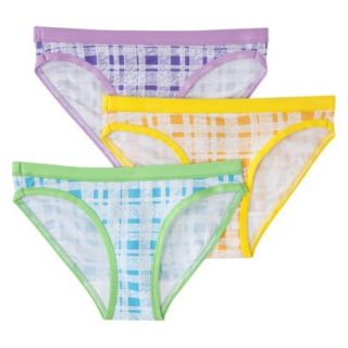 Hanes Girls 3 Pack Bikini Brief   Multicolor 8