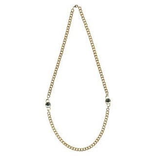 Womens Fashion Station Necklace   Gold(36)