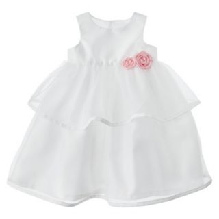 Just One YouMade by Carters Newborn Girls Dress Set   White NB