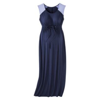 Liz Lange for Target Maternity Cap Sleeve Maxi Dress   Blue/Perwinkle S