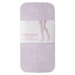 Xhilaration Girls 1 Pack Nylon Tights   Lilac 4 6x