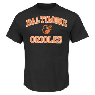 MLB Mens Baltimore Orioles T Shirt   Black (L)