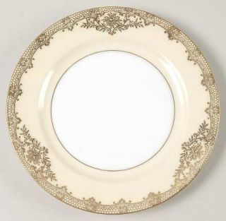 Noritake Revenna Bread & Butter Plate, Fine China Dinnerware   Gold Floral Decor