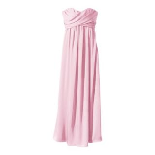 TEVOLIO Womens Plus Size Satin Strapless Maxi Dress   Pink Lemonade   22W
