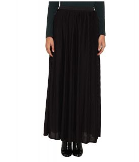 Armani Jeans Long Pleated Skirt Womens Skirt (Black)