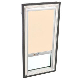 Velux FS C01 2005RS01 Skylight, 21 x 267/8 Fixed DeckMounted w/Tempered LowE3 Glass amp; Solar Powered Light Filtering Blind
