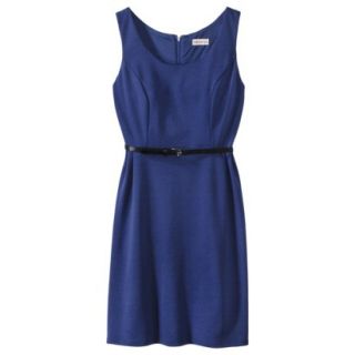 Merona Petites Sleeveless Fitted Dress   Blue XLP