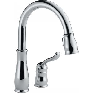 Delta Faucet 978 WE DST Leland Single Handle Pull Down Kitchen Faucet