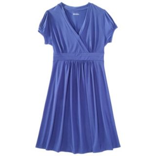 Merona Womens Faux Wrap Dress   Amparao Blue   S