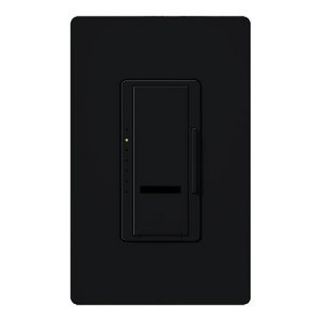 Lutron MIRLV600BL Dimmer Switch, 600W 1Pole Maestro IR Wireless Magnetic Low Voltage Light Dimmer Black