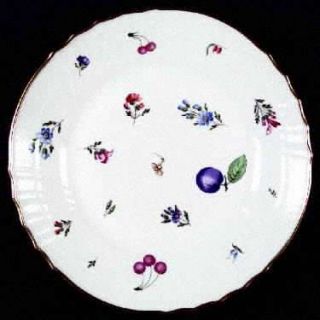 Richard Ginori Perugia (White) Dinner Plate, Fine China Dinnerware   Vecchio,Fru