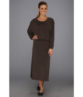 NAU W Repose L/S Dress Womens Dress (Brown)