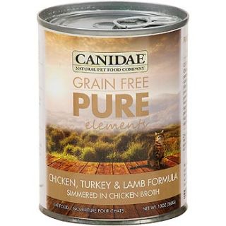 Grain Free Pure Elements Chicken, Turkey, & Lamb Canned Cat Food, 13 oz.