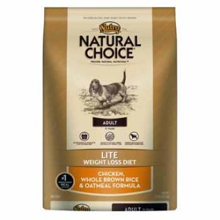 Nutro Natural Choice Lite Chicken, Whole Brown Rice & Oatmeal Adult Dog Food, 15 lbs.