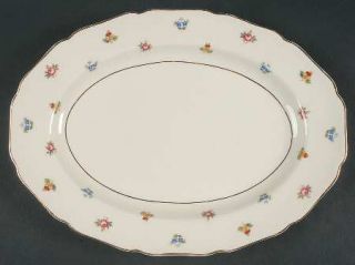 Rosenthal   Continental Rob Roy (Scalloped) 12 Oval Serving Platter, Fine China