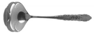Oneida First Rose/Jillian (Stainless) Gravy Ladle, Solid Piece   Stnls,1881 Roge