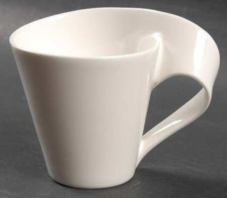 Villeroy & Boch New Wave/New Wave Caffe Flat Cup, Fine China Dinnerware   All Wh