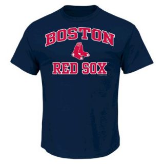 MLB Mens Boston Red Sox T Shirt   Navy (XXL)