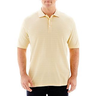Van Heusen Short Sleeve Micropoly Box Polo Shirt Big and Tall, Yl Shr Sn, Mens